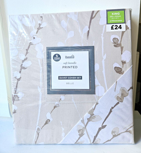 Dunelm belle king reversible - belle,