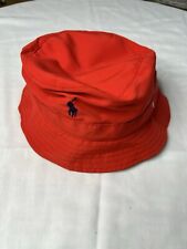 Polo Ralph Lauren Mens L / XL  Red Mix Performance Bucket Hat