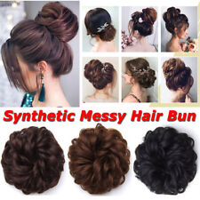 Curly Messy Hair Bun Piece