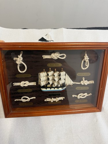 Framed nautical boat ship - 8,