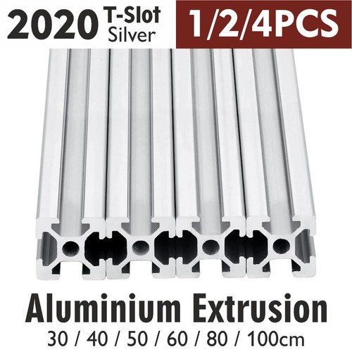 4pcs 2020 2040 - 1/2/, aluminium