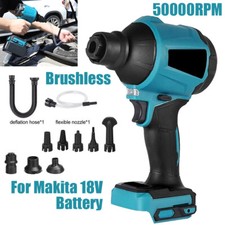 50000RPM Cordless Brushless Motor Dust Blower Air Blower for Makita 18V Battery