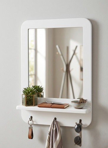 New large wall mirror shelf - wall,