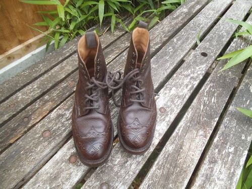 Church cheaney tweed brogue - church,