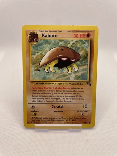 Pokémon kabuto 62 fossil - pokémon,