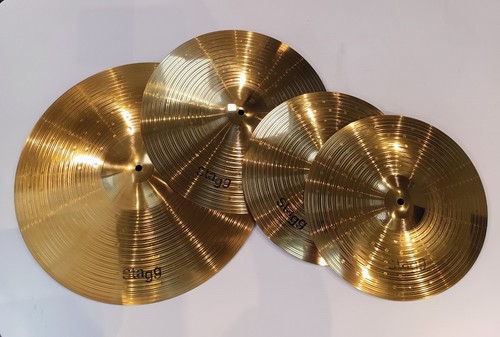 Complete cymbal set - cymbal, stagg