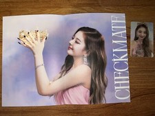 Official ITZY 5th  “CHECKMATE” Lia Photocard & Mini Folding Poster