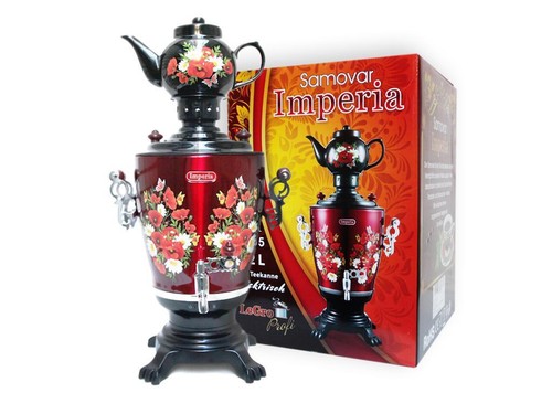 Samovar imperia with teapot - samovar,