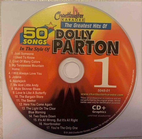 Dolly parton karaoke cdg - dolly, disc