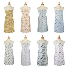 Easy Wipe PVC Coated Printed Apron Home Kitchen Work Wear Cookwear Aprons
