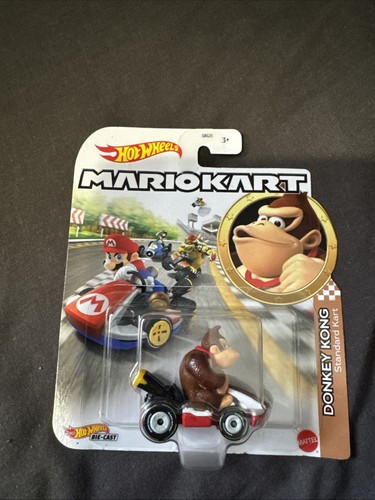 Hot wheels mario kart - mario, donkey
