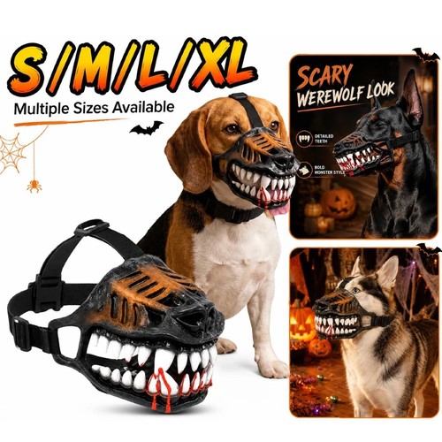 Scary dog muzzle - dog, muzzle,