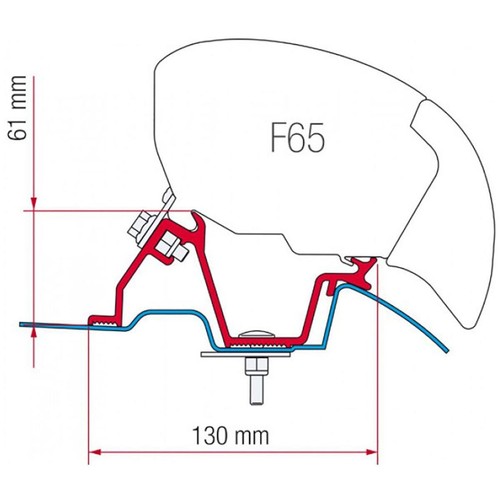Fiamma f65 f80 awning adapter - fiamma,