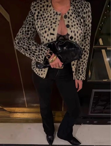 Vintage style leopard - vintage, print