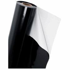 BLACK  WHITE Mylar Reflective Sheeting Film Roll Hydroponic Grow Room ALL SIZES 