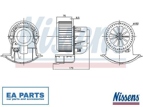 Interior blower for - blower, vw
