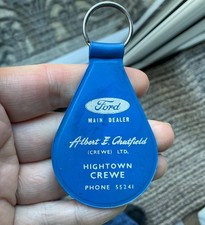 Vintage Ford motor car  key fob keyring Albert Chatfield Crewe dealer