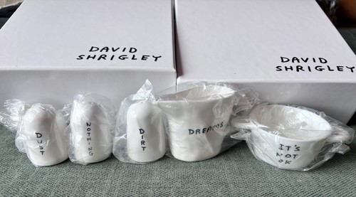 David shrigley tableware range - tableware,