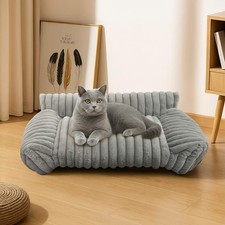 Dog Sofa Bed  Cat Beds for House Cats Soft and Fluffy Cat Sofa Bed Small Dog Bed