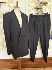 Vintage Charcoal Pinstripe