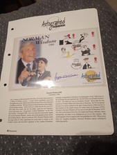 Autographed Editions First Day Cover Norman Wisdom Signed Comedians 1998