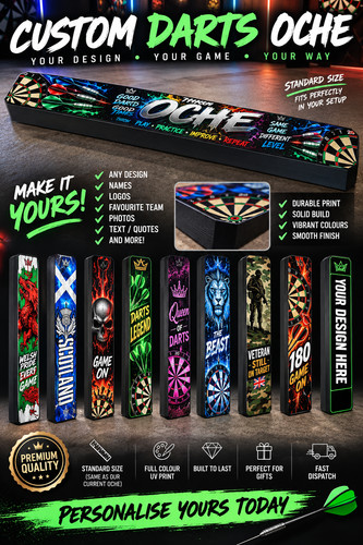 Raised darts oche removable - darts, oche's