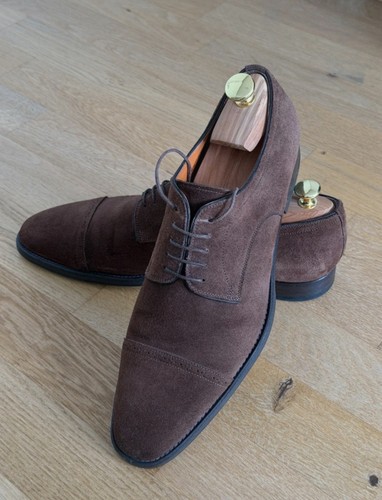 Santoni mens derby shoes - mens, 41.5