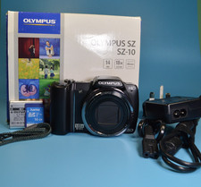 Olympus SZ-10 Digital Camera - 14MP Point & Shoot - With Charger, Box, SD Card