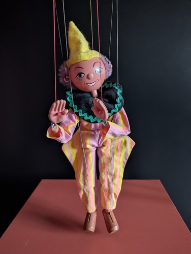 Pelham puppets vintage clown - puppets,