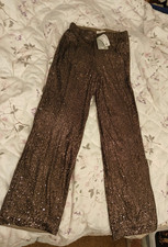 H&M Silver Grey Stretch Sequin