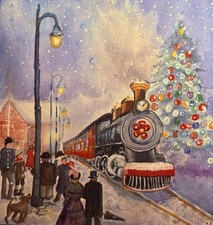 Christmas Original Watercolor