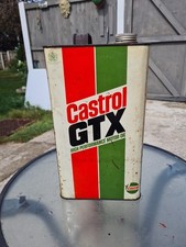 Lovely 50s60s Vintage Castrol GTX Oil Can In Exellent Condition For Its Age Nice