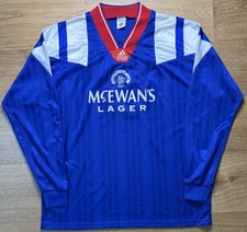ORIGINAL RANGERS 1992/94 Player Spec Home Football Shirt XL ADIDAS VGC ‘8’ Rare