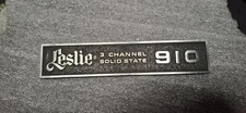 Leslie Speaker 910 Metal Badge Logo with securing pins