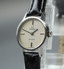 Vintage 1973 [Near MINT] Omega De Ville Cal.625 20mm Manual Winding Silver Women