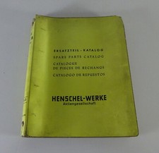 Parts catalogue/parts list