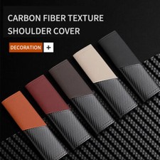 2x Car Accessories Seat Safety Belt Shoulder Pad Cushion Protector Carbon Fiber