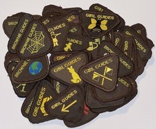 Girl Brownie Guides Cloth Sew On Badges Interest