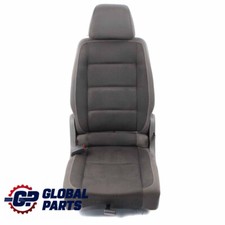 Volkswagen VW Touran MK1 2nd Row Left N/S Seat Cloth Black Grey Fabric