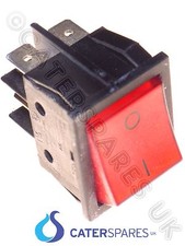 16 AMP RED ROCKER SWITCH POWER