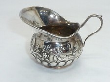 Antique Sterling Silver Floral