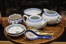 Chinese porcelain tea set - chinese,