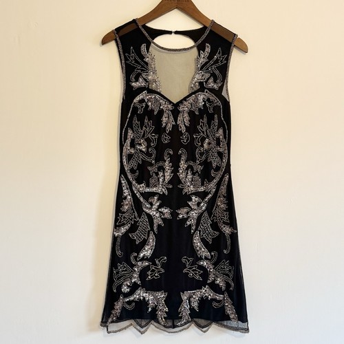Bnwt miss selfridge black mesh - miss,