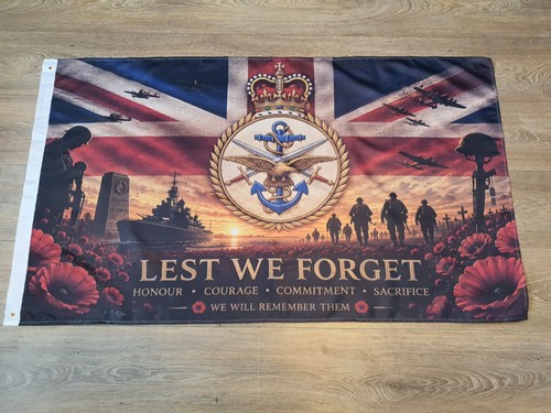 Tri services remembrance - services, flag