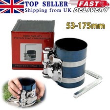 53mm-175mm Quick Release Engine Piston Ring Compressor Tools Ratchet Type Clamp