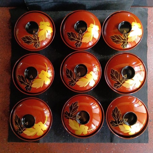 Wajima lacquer lidded soup - wajima,