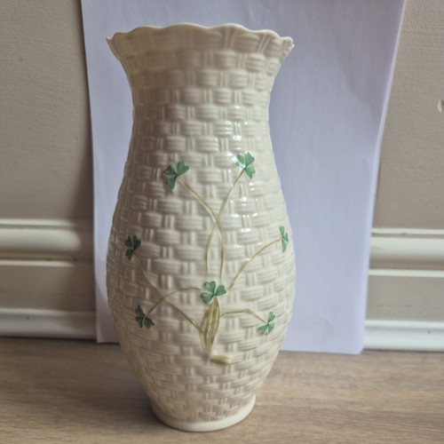 Irish belleek kylemore vase - irish,