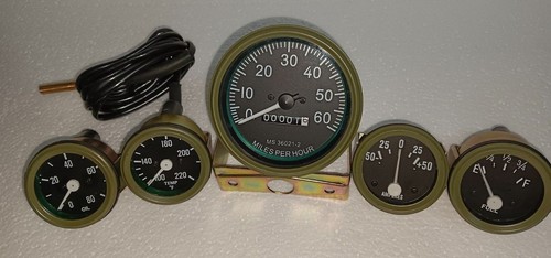 Willys jeep ford - gpw, gauges