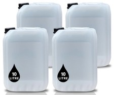 4 x 10L LITRE PLASTIC PETROL
