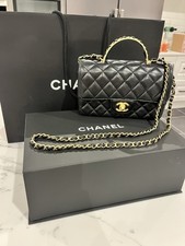 Chanel black mini top Handle